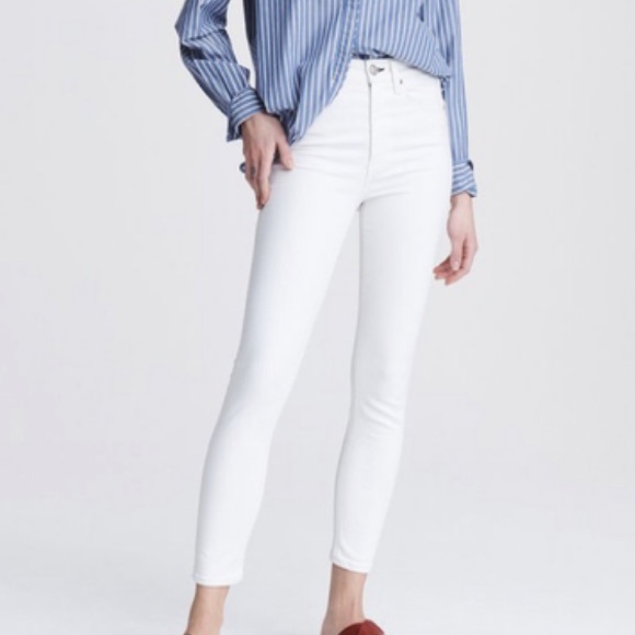 NEW! Rag & Bone Skinny White Jeans - size 25 -$199+ retail NWT! - Picture 10 of 10